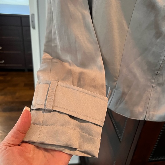 Classiques Enter Sheen Silver Taupe Lightweight Jacket - Picture 8 of 9